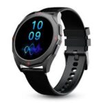 Pebble Rio smart watch, Black, Circular dial